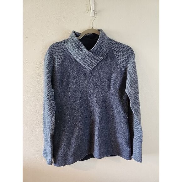 MARMOT BTunic Sweater Wool Blend Blue Women Medium Outdoor Athletic - Picture 1 of 5